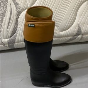 Aigle rainboots, 38